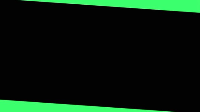 Abstract Green Hexagon Honeycomb Grid on Black Background