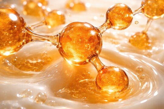 Orange molecular structure ingredient applied in skin hydration moisturizer