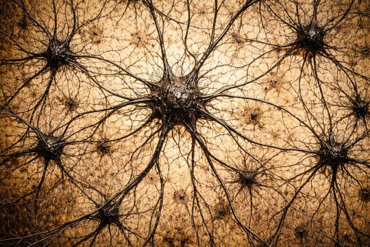 Detailed multipolar neuron staining in spinal cord anterior horn using silver nitrate technique