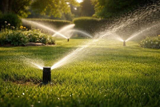 Automatic irrigation system for efficient lawn watering