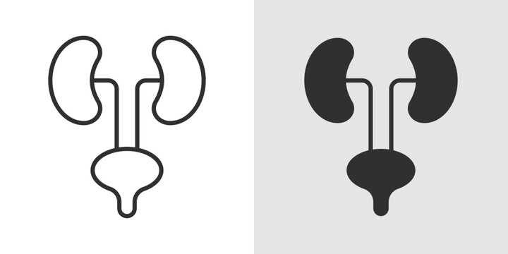 Nephrology Icon representing kidney care, renal health, and medical treatment.