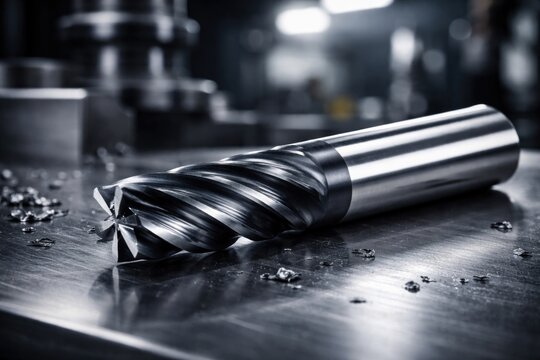 High performance tungsten carbide end mill designed for precise milling applications and excellent results