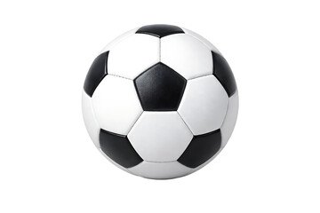 Fototapeta premium a soccer ball on a white background.