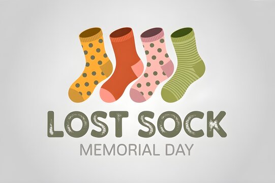 Happy Lost Sock Memorial Day &ndash; Playful Tribute to Missing Socks