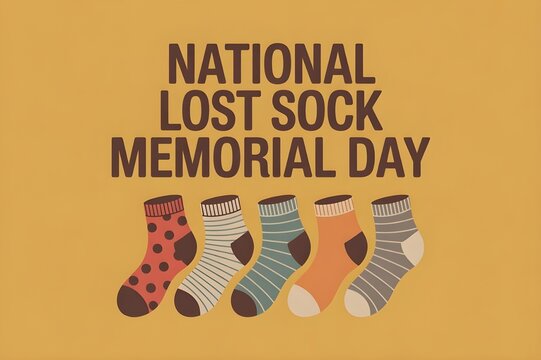 Happy Lost Sock Memorial Day &ndash; Playful Tribute to Missing Socks