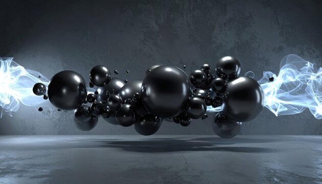 Arrangement of Polished Metallic Spheres Interacting with Subtle Energy