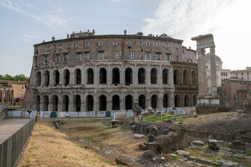 Fototapeta premium Theatre of Marcellus - Rome, Italy