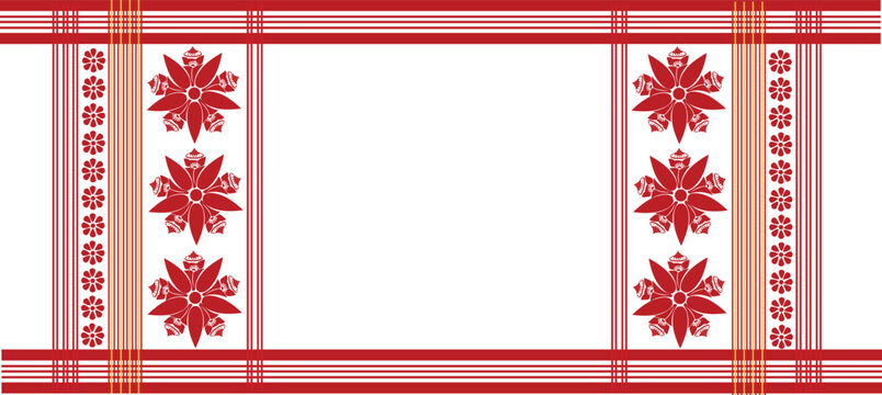 gamusa, gamosa assam . The gamosa, also known as gamusa, holds great cultural significance for the indigenous people of Assam, This traditional textile pattern is typically a white rectangular cloth