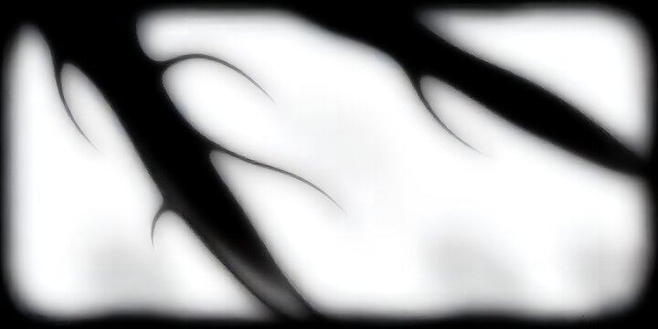 A close-up black and white abstract image of a hand with blurred fingers and a dark background with light and shadow effects