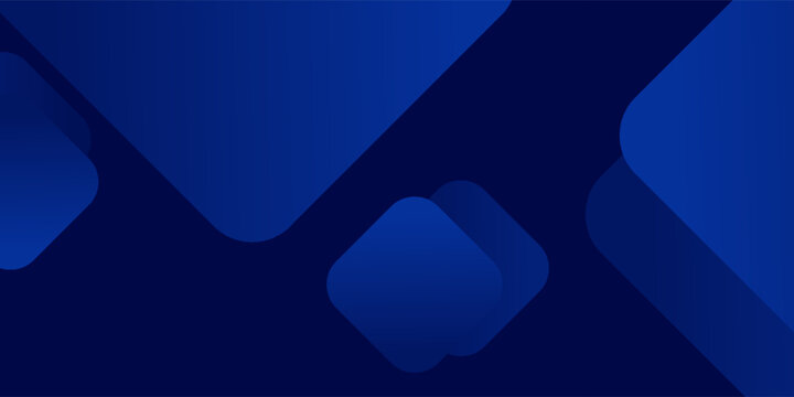 Abstract dark blue geometric background. Dynamic shapes composition. Cool background design for posters. Vector illustration