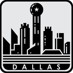 Dallas Skyline Icon © Rere