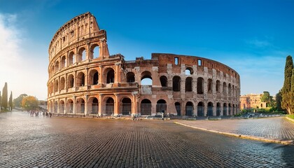 Naklejka premium colosseum in ancient city
