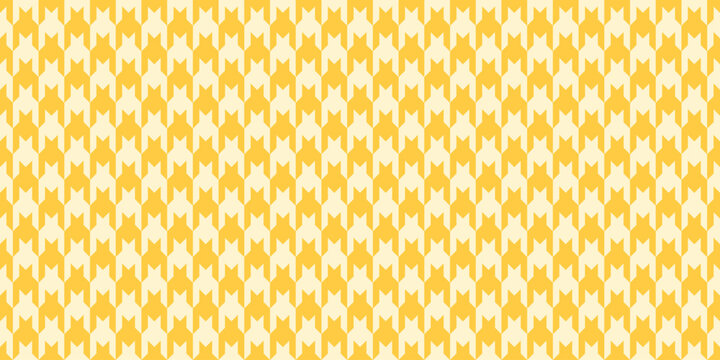 Vibrant yellow and cream houndstooth pattern.  Perfect for textile design, website backgrounds, or any project needing a cheerful, geometric texture.