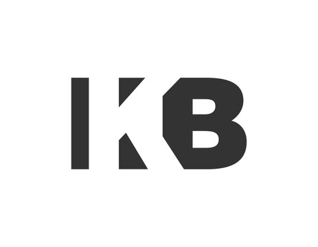 IKB logo design. Initial letter I K B bold font style for tech startups, consulting, corporate branding. Creative company name, headlines typography identity, trendy logotype.