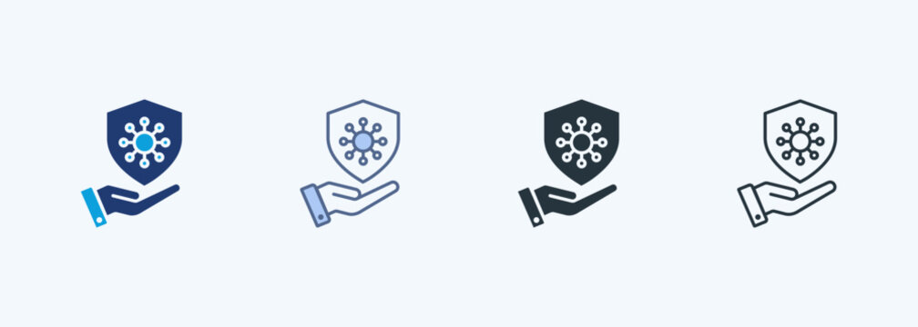Immunology Multiple Style Icon Collection