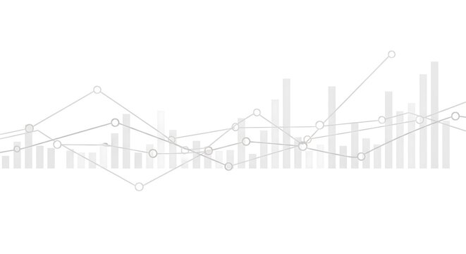 Abstract business data charts and graphs background