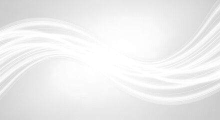 Obraz premium Abstract white glowing lines on grey background