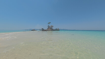 Fototapeta premium Sali island in Myanmar sea