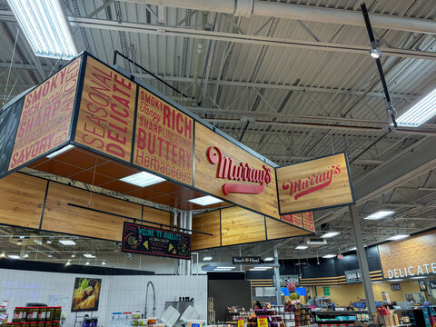 Louisville, Ky  - April, 18, 2026/USA: Murray&rsquo;s Cheese Shop  inside of a Kroger&rsquo;s grocery store in Louisville, Ky