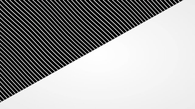 Seamless Diagonal Bold Line Art Loop 4K Black White Geometric Stripe Background