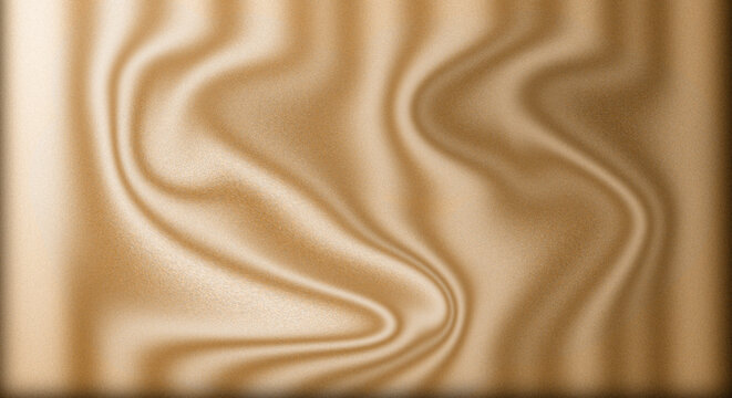 Abstract liquid gold wave background with silky smooth texture