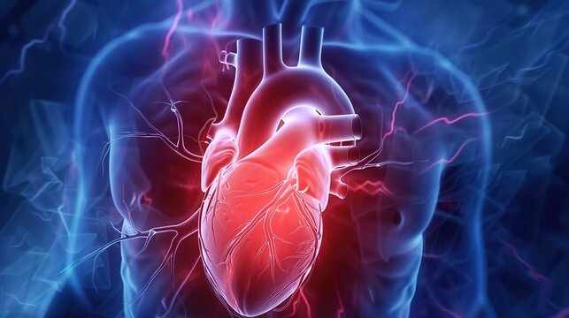 Detailed medical anatomical illustration of heart valve disease, showing pathological abnormalities of cardiac valves including valve stenosis, insufficiency and regurgitation, abnormal valve function