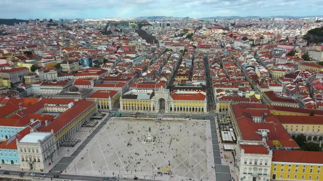 Aerial View of Lisbon, Portugal