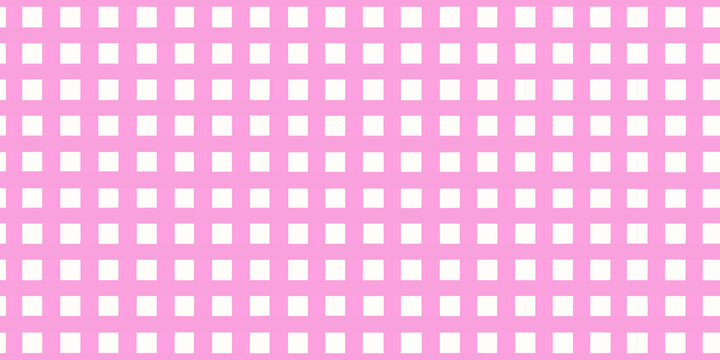 A repeating pattern of horizontal pink and white rectangular stripes