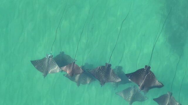 Eagle ray underwater flying Australia beautiful 