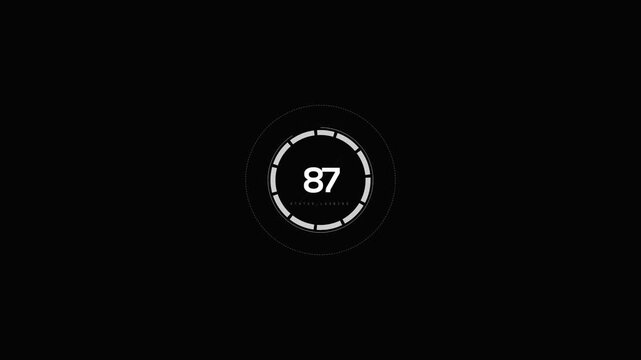 Circular Loading Progress Animation