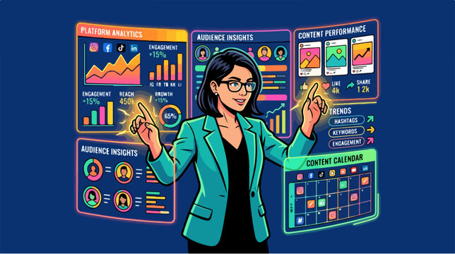 Businesswoman Holding Euro Currency Notes.