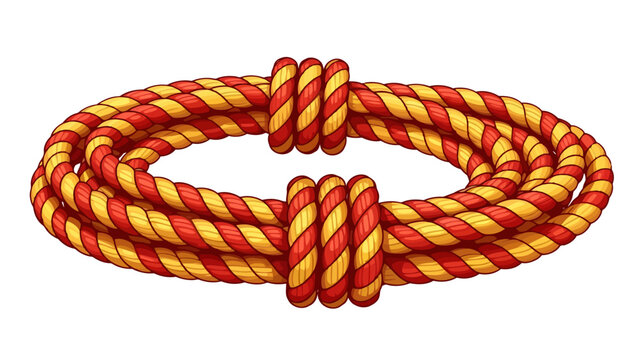 Red and Yellow Rope.