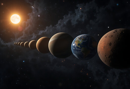 Realistic 3 d of saturn with its rings and moons in deep space isolated on a transparent background planet