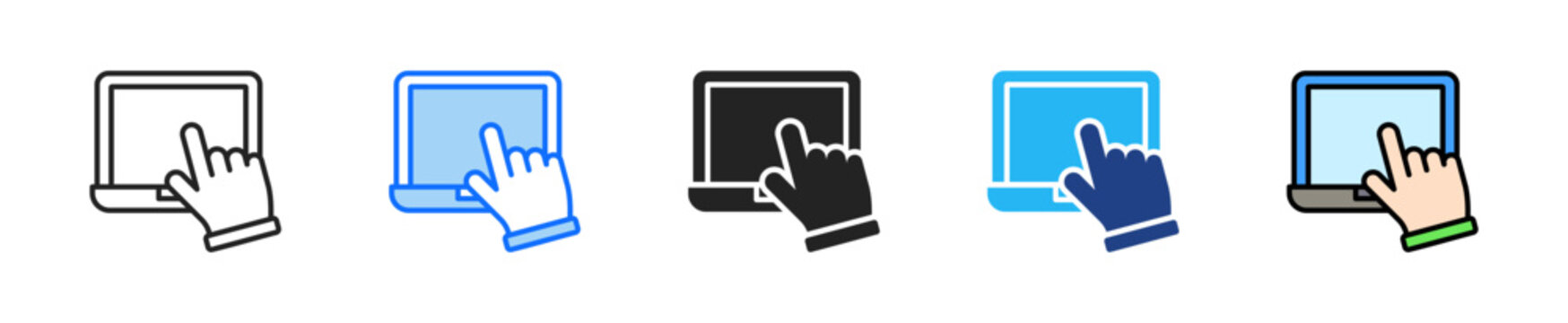 Demo Day Icon Set Multiple Style Collection