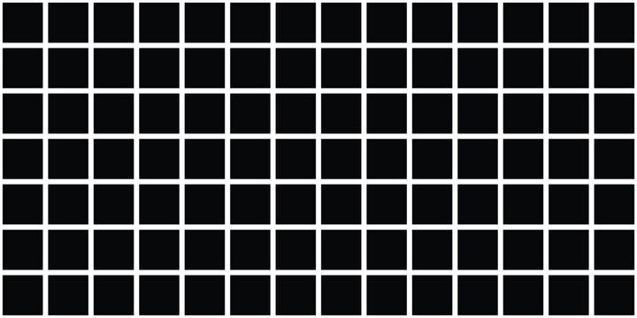 Classic optical illusion grid pattern featuring black squares separated by white lines, making gray dots appear at intersections