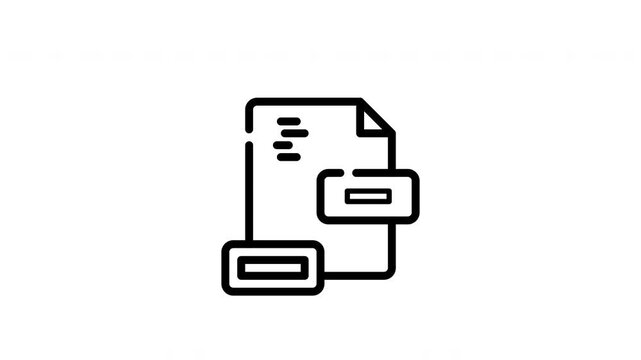 Process flowchart with interconnected rectangles, ideal for illustrating business processes, workflow diagrams, organization structures, project planning, and strategic decisionmaking.
