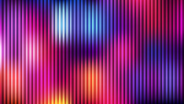 Colorful vertical stripes background with abstract neon gradient light, vibrant modern lines wallpaper