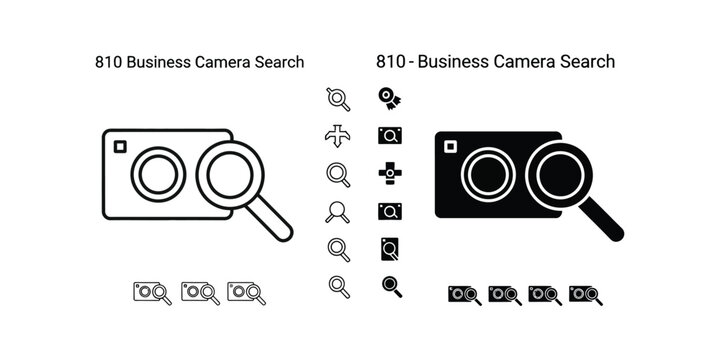 Comparison of business camera search results with and without a specific prefix