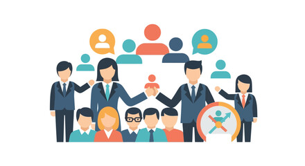 Obraz premium Business People Teamwork Collaboration Concept.
