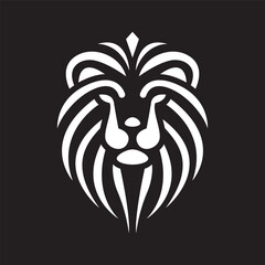 Fototapeta premium Lion head vector logo design