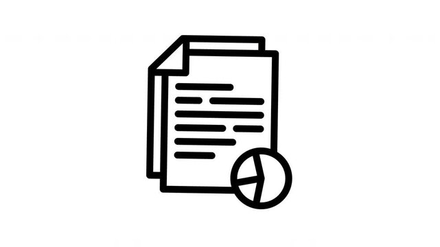 document minimalist stroke animation