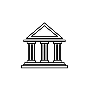 🏛️🏛️🏛️: A simple illustration of a classical building with pillars and a triangular pediment. This image represents the foundation of power and stability. 