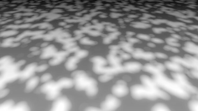 木漏れ日 モノクロ 抽象的な光と影 背景素材 幻想的 ぼかし/ Black and white sunbeams filtered through leaves abstract light and shadow background soft focus dappled sunlight