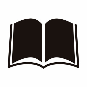 Open book icon representing reading, learning, education, and knowledge pursuit