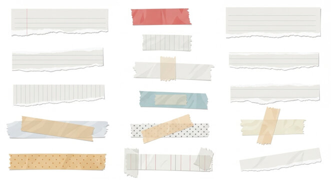 Assorted adhesive bandages.