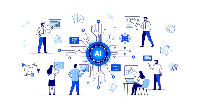 Artificial Intelligence Team Collaboration.