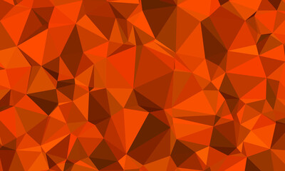 Fototapeta premium vibrant orange geometric paper art texture seamless background