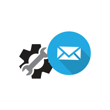 Settings Email Integration Icon Design