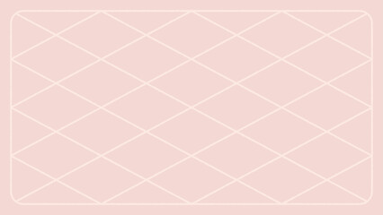 Fototapeta premium ピンクの手描きの大きいひし形の格子柄パターン - シンプルでおしゃれなテクスチャの背景素材 16:9