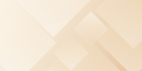 Fototapeta premium Abstract Geometric Beige Background With Overlapping Soft Squares and Minimal Modern Design eps10